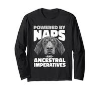 Powered By Naps And Ancestral Imperatives Coonhound Long Sleeve T-Shirt