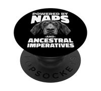 Powered By Naps And Ancestral Imperatives Coonhound PopSockets Adhesive PopGrip