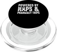 Powered By Naps & Pharmacy Trips Crohn's Disease PopSockets PopGrip for MagSafe