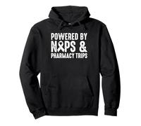 Powered By Naps & Pharmacy Trips Crohn's Disease Pullover Hoodie