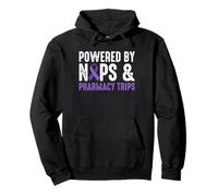 Powered By Naps & Pharmacy Trips Crohn's Disease Pullover Hoodie
