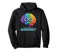 Powered By Neurodiversity Autism Awareness Mental Health Pullover Hoodie