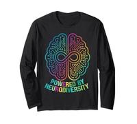Powered by Neurodiversity Awareness Graphic Long Sleeve T-Shirt