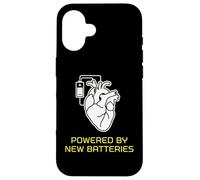 Powered By New Batteries Cardiac Recovery Surgery Patient Case for iPhone 16