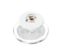 Powered By Okapi Blue Tongue Wild Facts Design PopSockets PopGrip for MagSafe