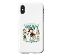 Powered By Okapi Rare Remarkable Shy Animal Fun Case for iPhone X/XS