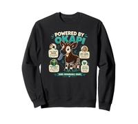 Powered By Okapi Rare Remarkable Shy Animal Fun Sweatshirt