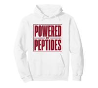 Powered By Peptides Science Bodybuilding Gym Health Wellness Pullover Hoodie