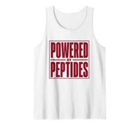 Powered By Peptides Science Bodybuilding Gym Health Wellness Tank Top