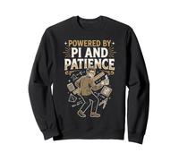 Powered by Pi and Patience Math Lover Scientist Sweatshirt