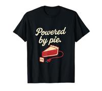 Powered by Pie STEM Math Humor Pie Slice T-Shirt