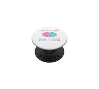 Powered By Pink Sugar Cotton Candy Lover Sweet Treat PopSockets Adhesive PopGrip