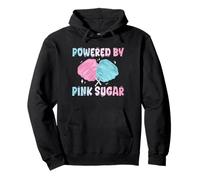 Powered By Pink Sugar Cotton Candy Lover Sweet Treat Pullover Hoodie