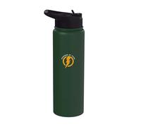 Powered By Pizza - Funny Minimalist Pizza Lover Stainless Steel Insulated Water Bottle
