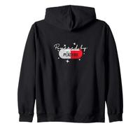 Powered by Placebo Funny Science Humor Zip Hoodie