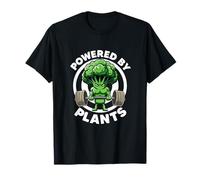 Powered By Plants Vegan Athlete Vegan Gym Vegan Bodybuilding T-Shirt