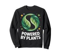 Powered by Plants Vegan Lifestyle Meditation Earth Day Sweatshirt
