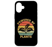 Powered By Plants Vegan Vegetarian Plant Based Vintage Case for iPhone 16 Plus