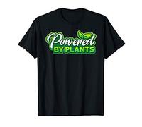 Powered by Plants Womens Gifts Vegan Plant-Based Diet T-Shirt