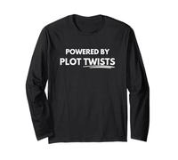 Powered by plot twists Long Sleeve T-Shirt