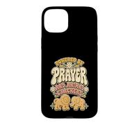Powered By Prayer And Animal Crackers Church Nursery Case for iPhone 15 Plus