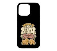 Powered By Prayer And Animal Crackers Church Nursery Case for iPhone 15 Pro Max