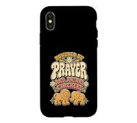 Powered By Prayer And Animal Crackers Church Nursery Case for iPhone X/XS