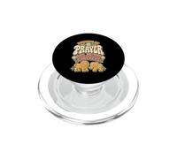 Powered By Prayer And Animal Crackers Church Nursery PopSockets PopGrip for MagSafe
