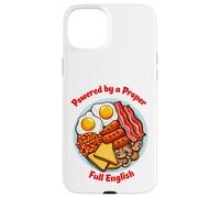 Powered By Proper Full English Breakfast Funny Food Case for iPhone 15 Plus