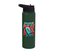 Powered By Pulse Hearth Health Awareness Stainless Steel Insulated Water Bottle