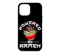 Powered by Ramen Funny Bowl of Noodles with Chopsticks Case for iPhone 12 Pro Max