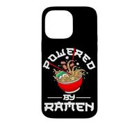 Powered by Ramen Funny Bowl of Noodles with Chopsticks Case for iPhone 14 Pro Max
