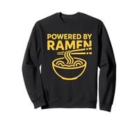 Powered by Ramen Funny Noodle Lover Design Sweatshirt