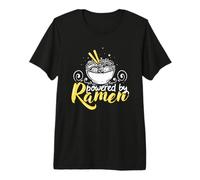 Powered by Ramen: Japanese Soup, Asian Noodles, Noodle Bowl Premium T-Shirt