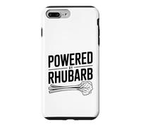Powered By Rhubarb Funny Vegan Plant-Based Humor Case for iPhone 7 Plus/8 Plus