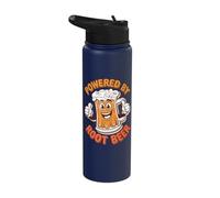 Powered by Root Beer Stainless Steel Insulated Water Bottle