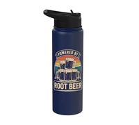 Powered By Root Beer Stainless Steel Insulated Water Bottle
