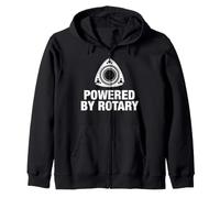 Powered by Rotary Zip Hoodie