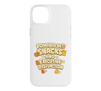 Powered By Snacks and Executive Dysfunction Case for iPhone 14 Plus