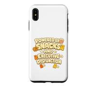 Powered By Snacks and Executive Dysfunction Case for iPhone XS Max