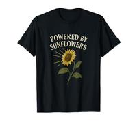 Powered by Sunflowers Eco Green Sustainable Art T-Shirt
