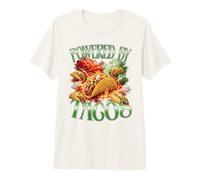 Powered By Tacos Funny Mexican Food Lover Premium T-Shirt