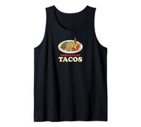 Powered by Tacos Funny Street Food Tank Top