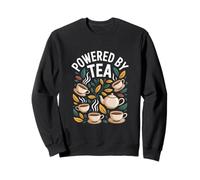 Powered By Tea Enthusiasts Passion Design Sweatshirt