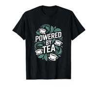 Powered By Tea Value Graphic T-Shirt, Men, Black, M