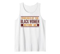 Powered by The Black Women Before Me Black History African Tank Top