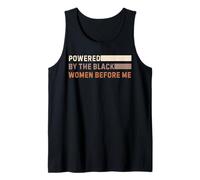 Powered by The Black Women Before Me Inspirational Tank Top