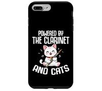 Powered by the Clarinet And Cats - Cat Lover Bass Clarinet Case for iPhone 7 Plus/8 Plus