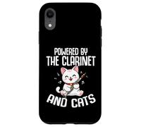 Powered by the Clarinet And Cats - Cat Lover Bass Clarinet Case for iPhone XR