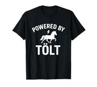 Powered by Tölt Funny Icelandic Horse Riding Design Pony T-Shirt